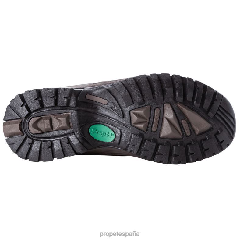 es Propet elegante cremallera media ventisca hombres marrón negro/negro J8NZ235 - Imagen 7