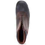 es Propet elegante cremallera media ventisca hombres marrón negro/negro J8NZ235 - Imagen 8