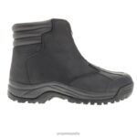 es Propet elegante cremallera media ventisca hombres marrón negro/negro J8NZ235 - Imagen 9