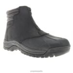 es Propet elegante cremallera media ventisca hombres marrón negro/negro J8NZ235 - Imagen 10