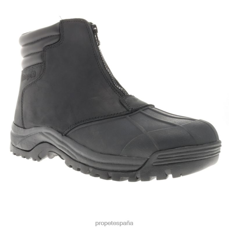 es Propet elegante cremallera media ventisca hombres marrón negro/negro J8NZ235 - Imagen 10