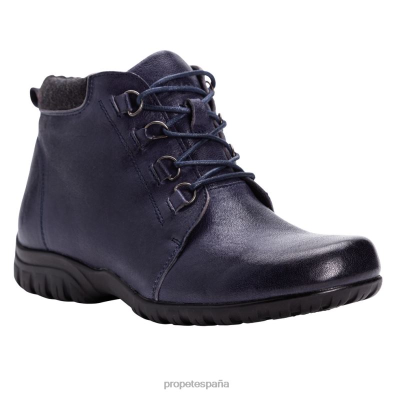 es Propet elegante delaney de cuero mujer negro/marrón/azul marino J8NZ2110 - Imagen 6