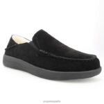 es Propet elegante edsel hombres negro/marrón/piedra J8NZ280 - Imagen 2