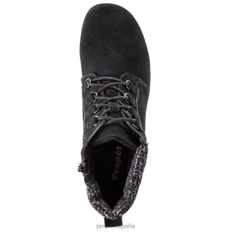 es Propet elegante gamuza delaney mujer marrón/gamuza negra/gris/azul marino J8NZ2121 - Imagen 4
