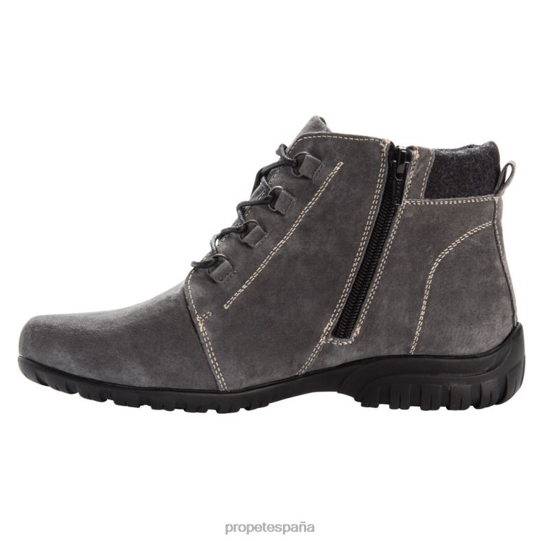 es Propet elegante gamuza delaney mujer marrón/gamuza negra/gris/azul marino J8NZ2121 - Imagen 8