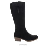 es Propet elegante jinete mujer negro/taupe ahumado J8NZ2111