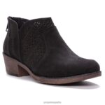 es Propet elegante Remy mujer gris pardo/negro J8NZ2114 - Imagen 10