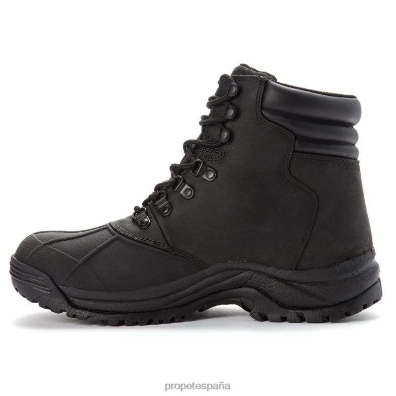 es Propet elegante ventisca de encaje medio hombres negro/marrón negro J8NZ233 - Imagen 6
