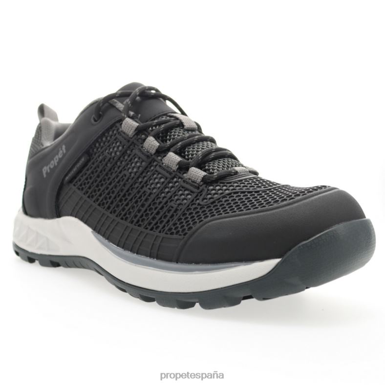 es Propet elegante vestidor hombres negro gris/negro naranja/gris azul J8NZ222 - Imagen 2