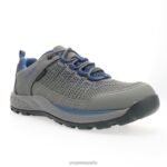 es Propet elegante vestidor hombres negro gris/negro naranja/gris azul J8NZ222 - Imagen 6