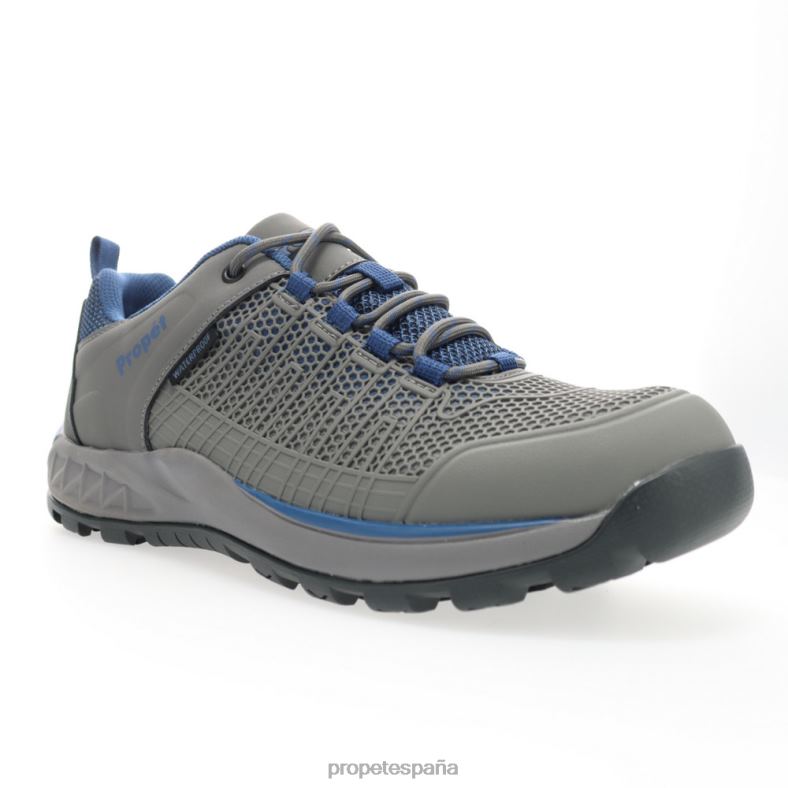 es Propet elegante vestidor hombres negro gris/negro naranja/gris azul J8NZ222 - Imagen 6