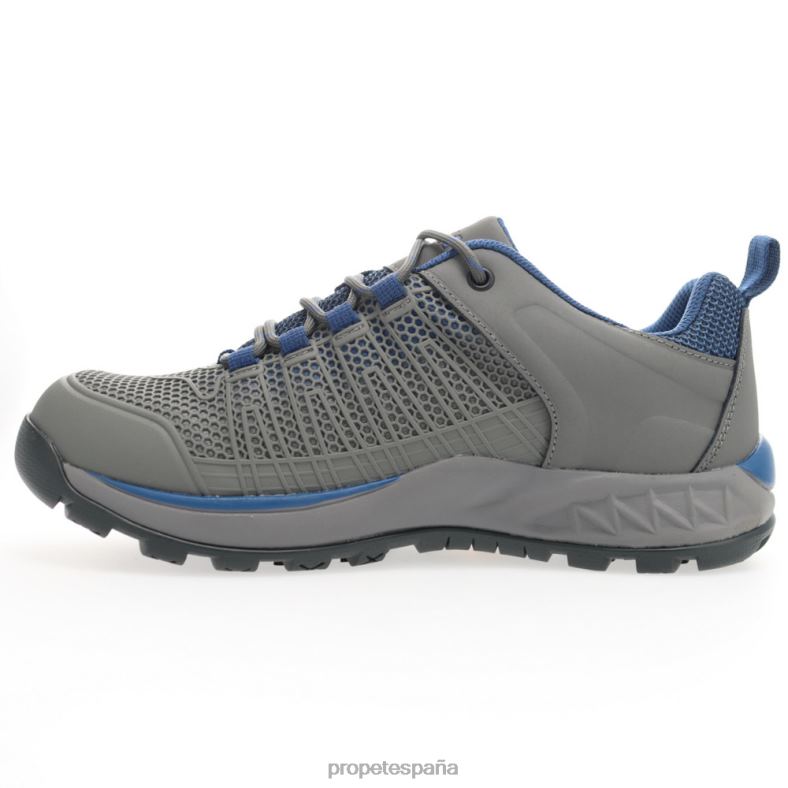 es Propet elegante vestidor hombres negro gris/negro naranja/gris azul J8NZ222 - Imagen 8