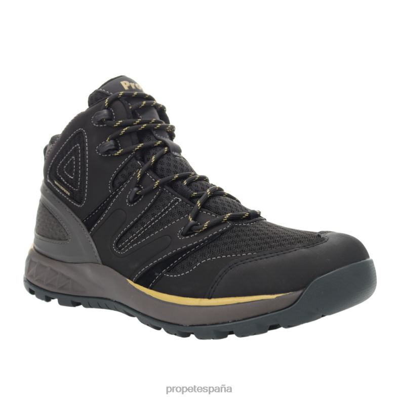 es Propet elegante Veymont hombres negro rojo/gris azul/naranja humo/negro dorado J8NZ223 - Imagen 12