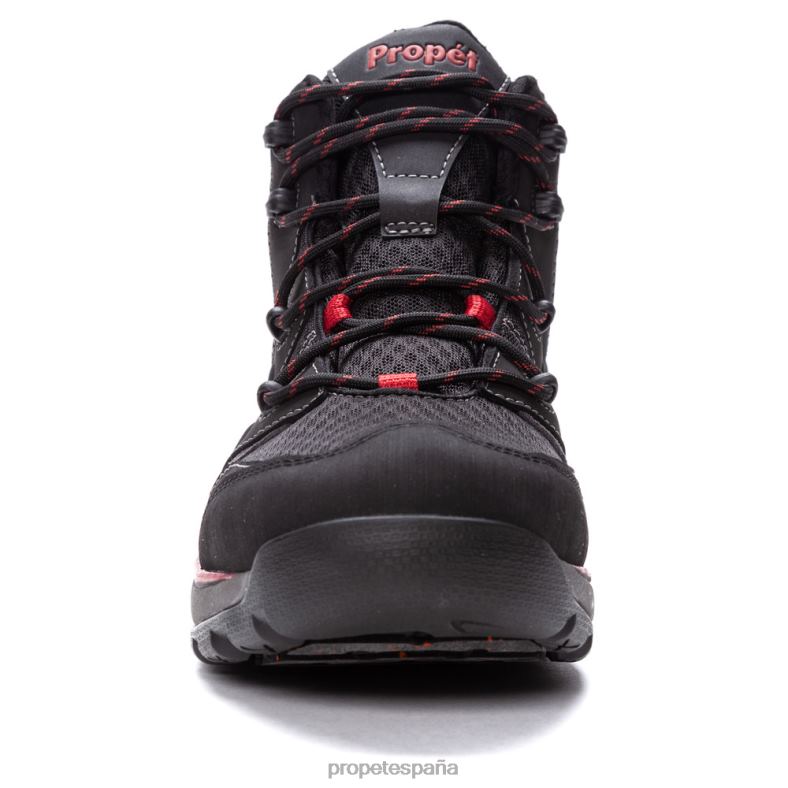 es Propet elegante Veymont hombres negro rojo/gris azul/naranja humo/negro dorado J8NZ223 - Imagen 13