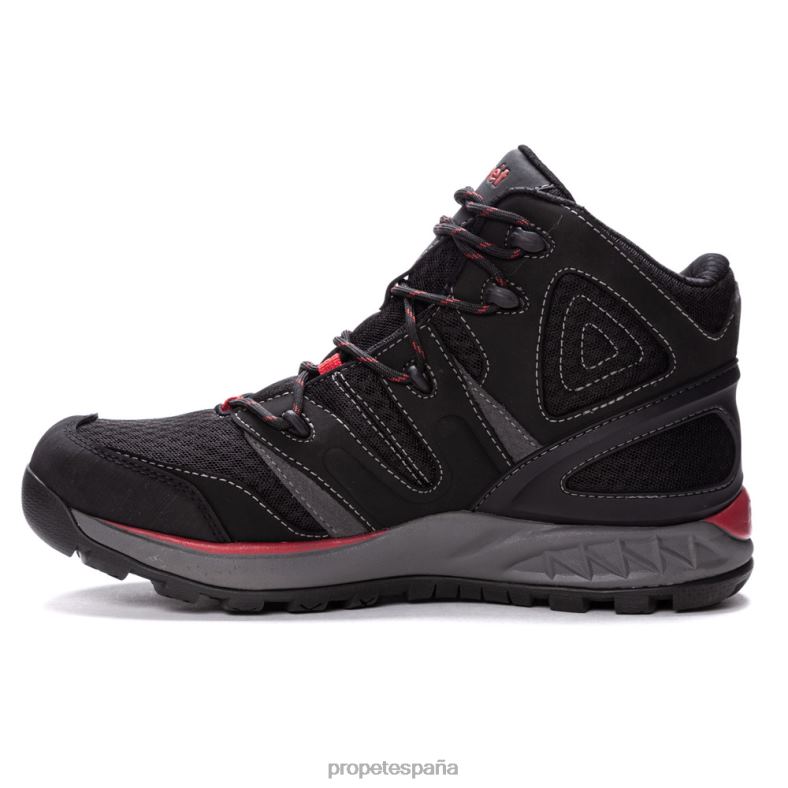 es Propet elegante Veymont hombres negro rojo/gris azul/naranja humo/negro dorado J8NZ223 - Imagen 18