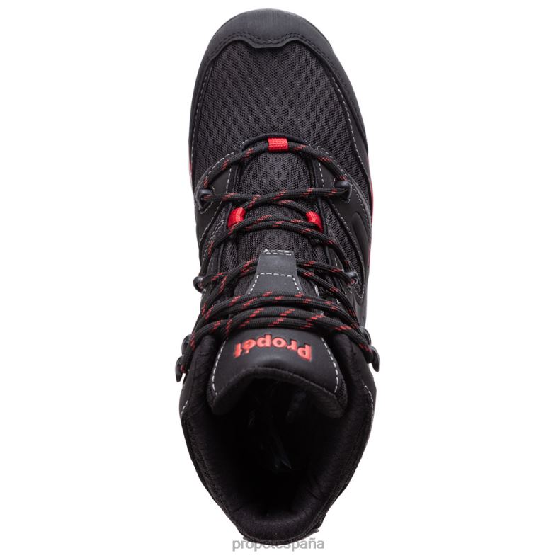 es Propet elegante Veymont hombres negro rojo/gris azul/naranja humo/negro dorado J8NZ223 - Imagen 20