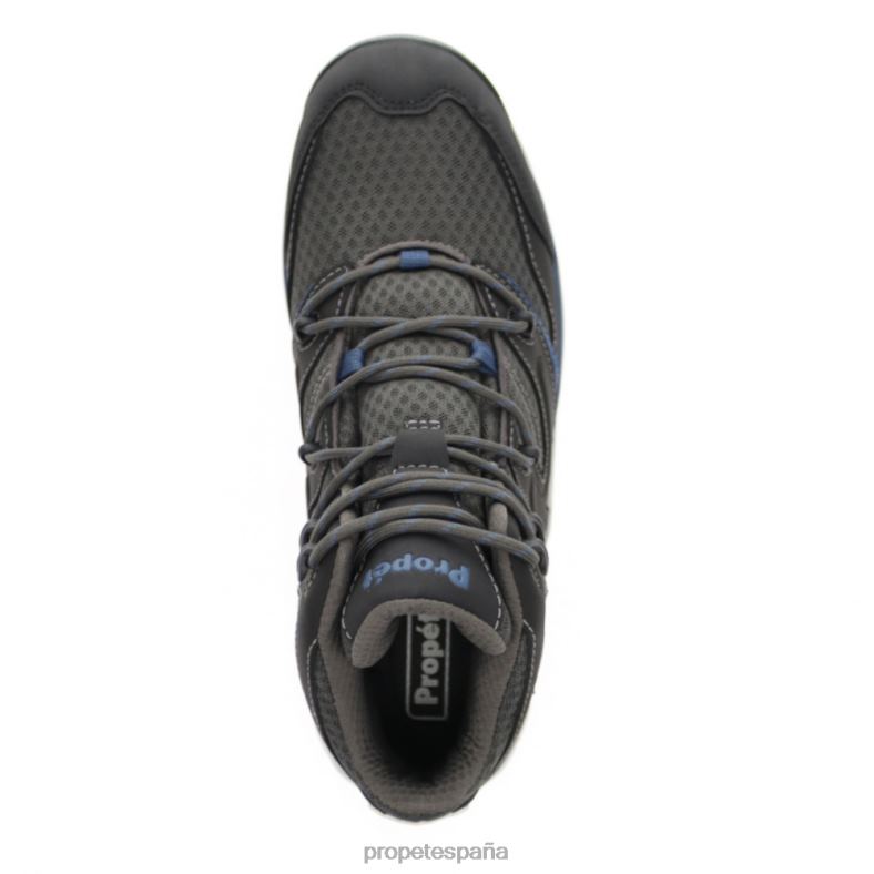 es Propet elegante Veymont hombres negro rojo/gris azul/naranja humo/negro dorado J8NZ223 - Imagen 4