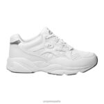 es Propet energético andador de estabilidad hombres blanco/negro/nubuck negro choco/nubuck negro gris/marino blanco J8NZ25