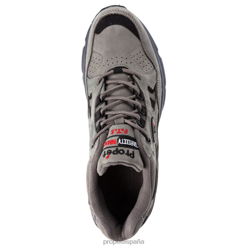 es Propet energético andador de estabilidad hombres blanco/negro/nubuck negro choco/nubuck negro gris/marino blanco J8NZ25 - Imagen 17