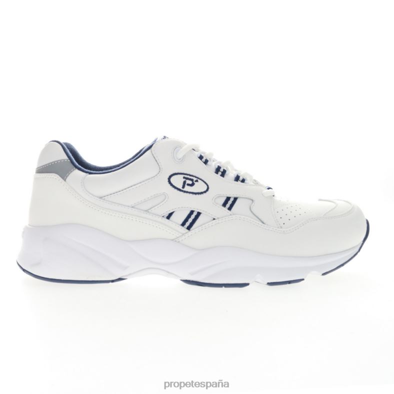 es Propet energético andador de estabilidad hombres blanco/negro/nubuck negro choco/nubuck negro gris/marino blanco J8NZ25 - Imagen 18