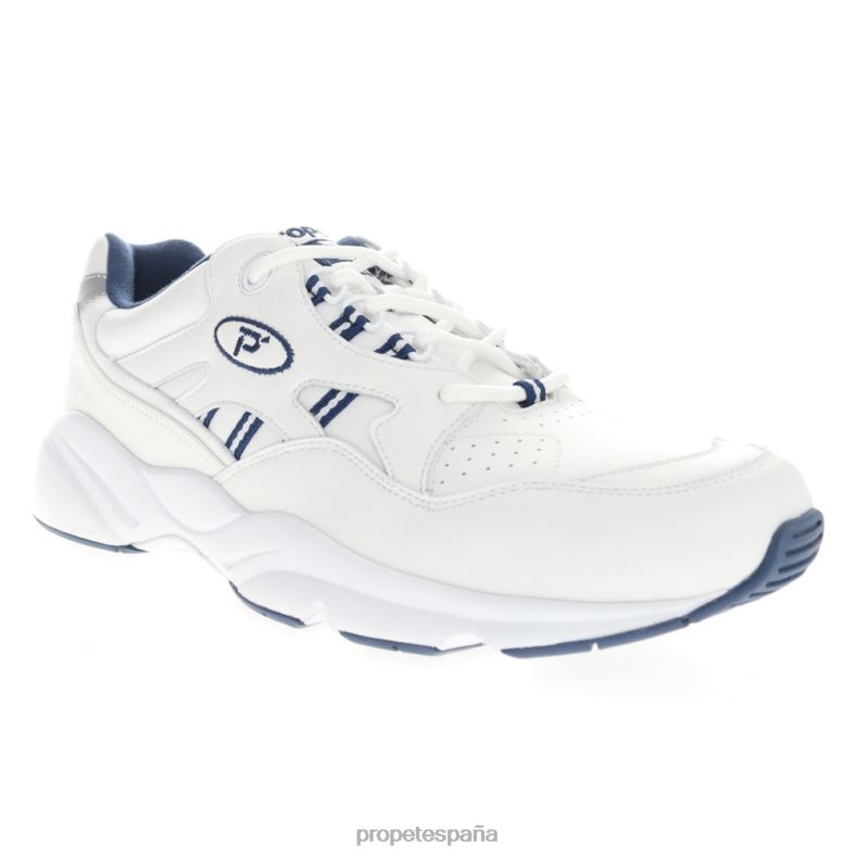 es Propet energético andador de estabilidad hombres blanco/negro/nubuck negro choco/nubuck negro gris/marino blanco J8NZ25 - Imagen 19