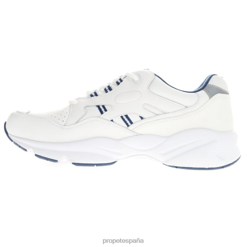 es Propet energético andador de estabilidad hombres blanco/negro/nubuck negro choco/nubuck negro gris/marino blanco J8NZ25 - Imagen 21