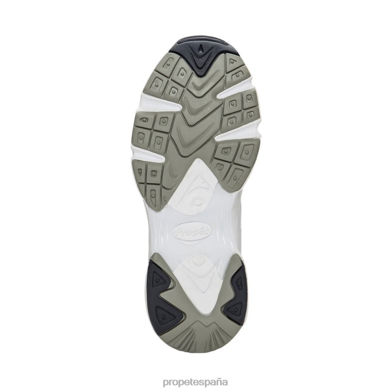 es Propet energético andador de estabilidad hombres blanco/negro/nubuck negro choco/nubuck negro gris/marino blanco J8NZ25 - Imagen 25