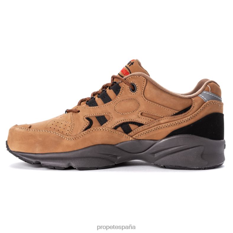 es Propet energético andador de estabilidad hombres blanco/negro/nubuck negro choco/nubuck negro gris/marino blanco J8NZ25 - Imagen 8