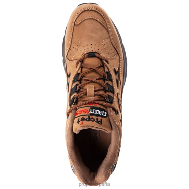 es Propet energético andador de estabilidad hombres blanco/negro/nubuck negro choco/nubuck negro gris/marino blanco J8NZ25 - Imagen 10