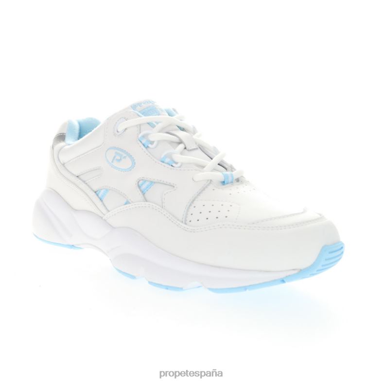 es Propet energético andador de estabilidad mujer negro/blanco/blanco azul claro/blanco rosa J8NZ297 - Imagen 6