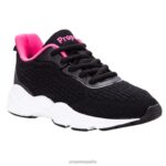 es Propet energético esfuerzo de estabilidad mujer negro rosa intenso/verde vaquero/gris violeta J8NZ288 - Imagen 15