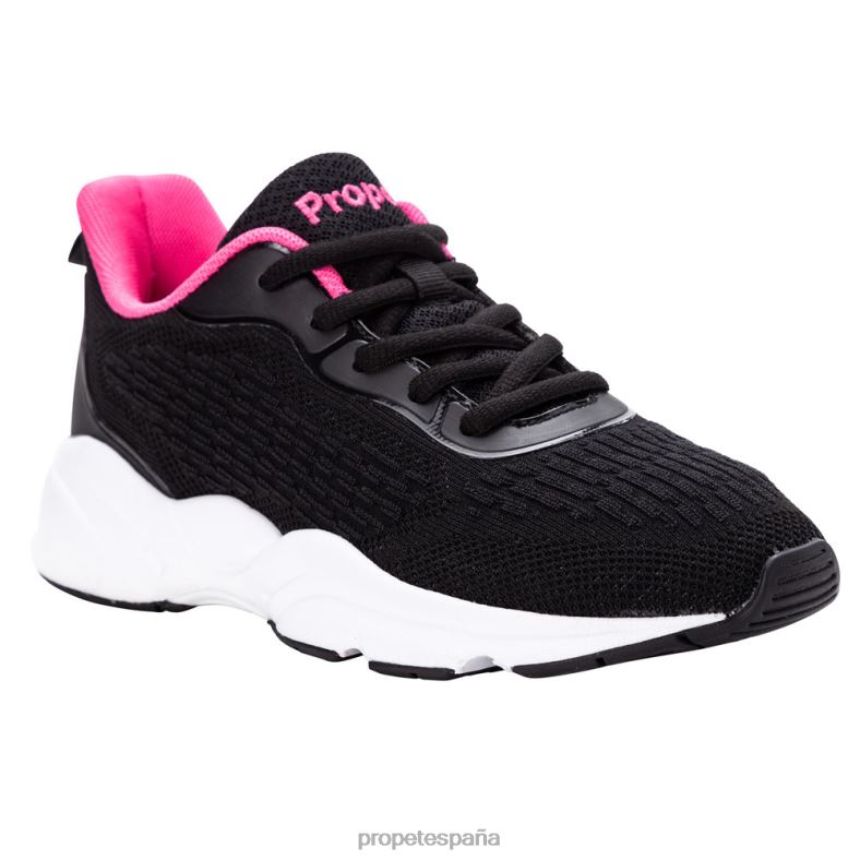 es Propet energético esfuerzo de estabilidad mujer negro rosa intenso/verde vaquero/gris violeta J8NZ288 - Imagen 15