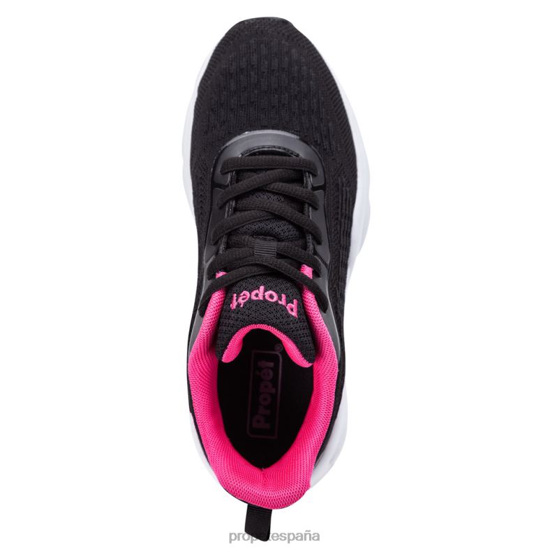 es Propet energético esfuerzo de estabilidad mujer negro rosa intenso/verde vaquero/gris violeta J8NZ288 - Imagen 4