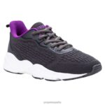 es Propet energético esfuerzo de estabilidad mujer negro rosa intenso/verde vaquero/gris violeta J8NZ288 - Imagen 5