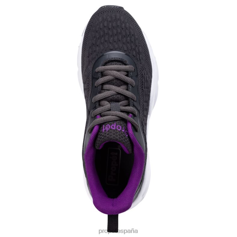 es Propet energético esfuerzo de estabilidad mujer negro rosa intenso/verde vaquero/gris violeta J8NZ288 - Imagen 10