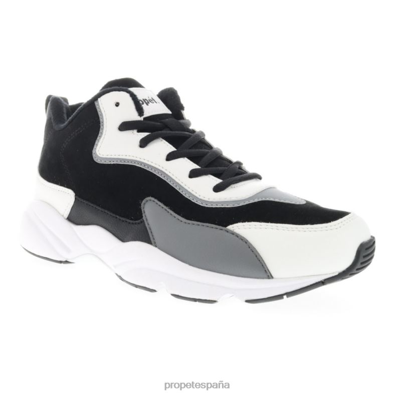es Propet energético estabilidad media hombres negro blanco/gris negro J8NZ24 - Imagen 2