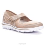 es Propet energético onalee mujer todo negro liso/beige J8NZ295