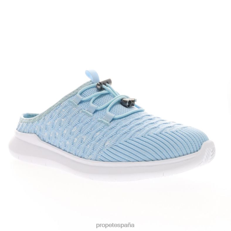 es Propet energético tobogán de viaje mujer azul bebé/negro/gris/margarita blanca J8NZ2101 - Imagen 2