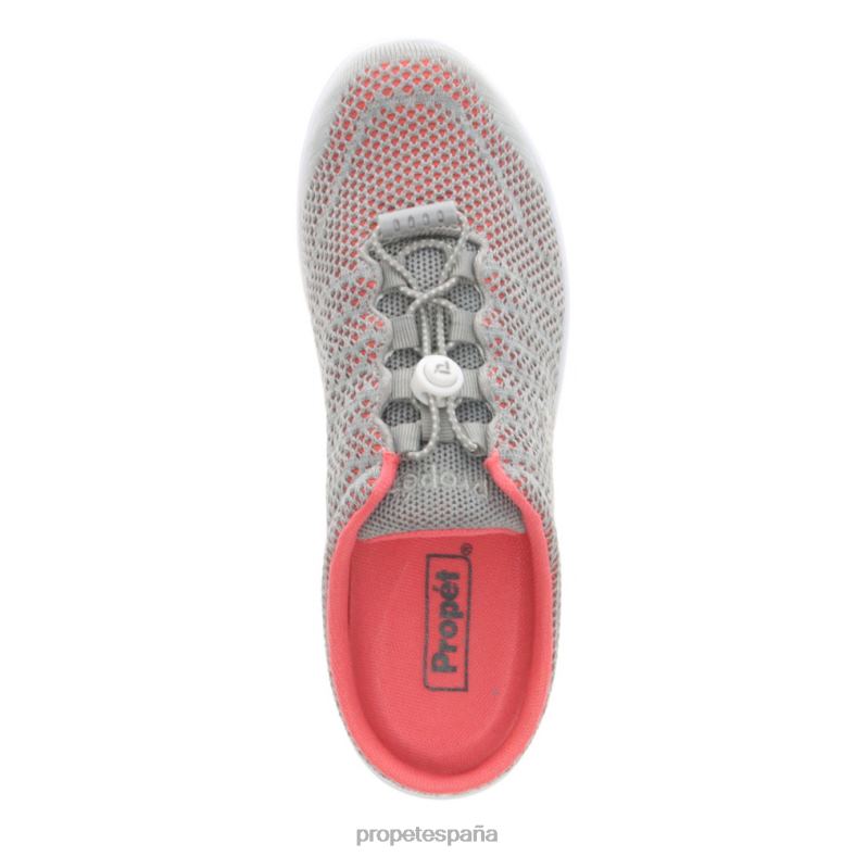 es Propet energético tobogán travelwalker evo mujer gris coral/negro/azul bacalao/taupe sienna J8NZ2103 - Imagen 19