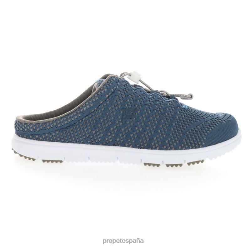 es Propet energético tobogán travelwalker evo mujer gris coral/negro/azul bacalao/taupe sienna J8NZ2103 - Imagen 4