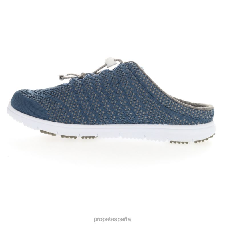 es Propet energético tobogán travelwalker evo mujer gris coral/negro/azul bacalao/taupe sienna J8NZ2103 - Imagen 7