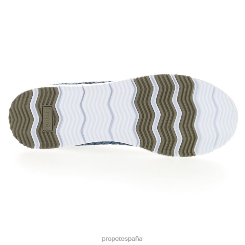 es Propet energético tobogán travelwalker evo mujer gris coral/negro/azul bacalao/taupe sienna J8NZ2103 - Imagen 8