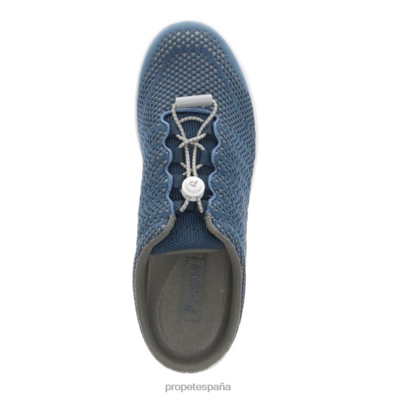 es Propet energético tobogán travelwalker evo mujer gris coral/negro/azul bacalao/taupe sienna J8NZ2103 - Imagen 9