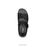 es Propet refrescante andador pediátrico mujer negro/nubuck topo polvoriento/teca J8NZ2136 - Imagen 3