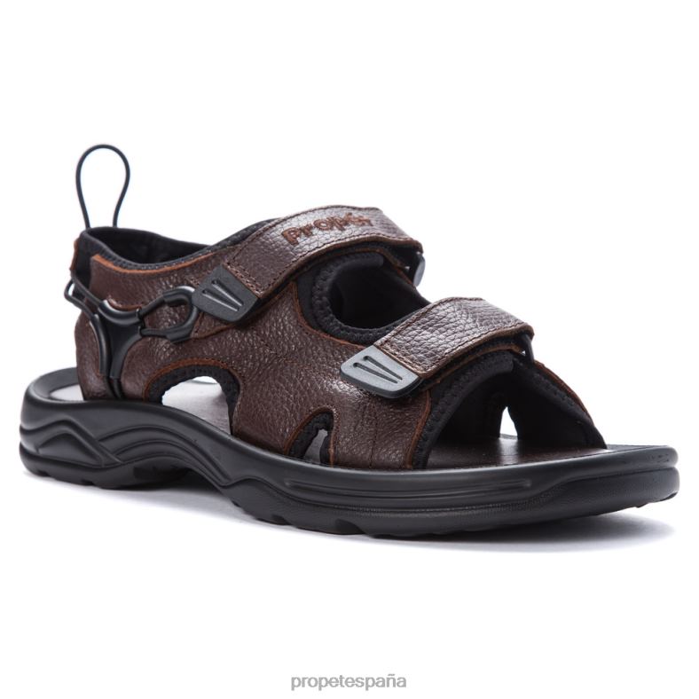 es Propet refrescante caminante de surf ii hombres marrón oscuro J8NZ273 - Imagen 9