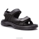 es Propet refrescante daytona hombres negro/marrón/oliva J8NZ271 - Imagen 2