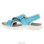 es Propet refrescante deporte de viaje activo mujer verde azulado/negro/azul marino/plata J8NZ2132 - Imagen 18