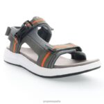 es Propet refrescante eli hombres gris naranja/negro gris/negro rojo/oliva J8NZ270 - Imagen 2