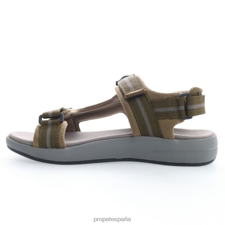 es Propet refrescante eli hombres gris naranja/negro gris/negro rojo/oliva J8NZ270 - Imagen 15