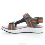 es Propet refrescante eli hombres gris naranja/negro gris/negro rojo/oliva J8NZ270 - Imagen 18